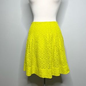 ANTHROPOLOGIE HD IN PARIS Lace A-Line Skirt